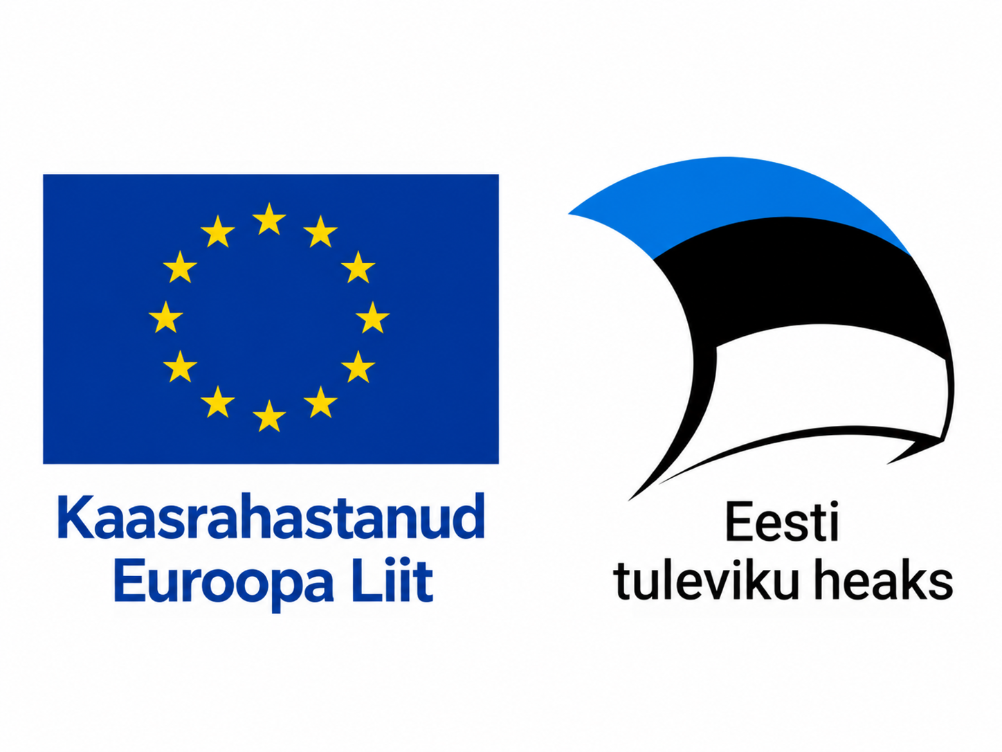 European Union and Estonian Future Logos